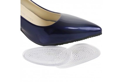 Smartchoice*1 Pair Transparent Silicone Forefoot Pad High Heel Feet Gel Protection