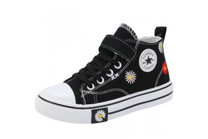 SmartChoice* Kids Canvas Shoes Soft and Comfortable Flower Pattern Sneakers【S50】