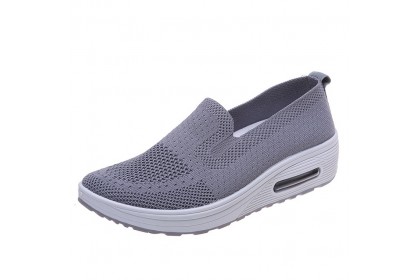 Smartchoice* Women All-Season Match Thick Bottom Platform Soft Non-slip Heightening Outwear Wedges Sport Shoes【S40】
