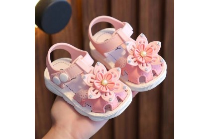 Smartchoice* Kids Soft Bottom GirlsSoft Bottom Buckle Baby Beach  Sandal Shoes【S46】