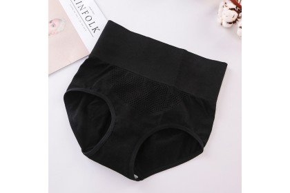 Smartchoice* Women High Waist Honeycomb Massage Buttocks and Tummy Body Control Panties Underwear