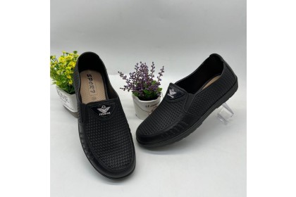 Smartchoice* Men Size New Thick-soled Low-top Waterproof Non-slip Work Fashion Rubber Shoes