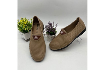 Smartchoice* Men Size New Thick-soled Low-top Waterproof Non-slip Work Fashion Rubber Shoes
