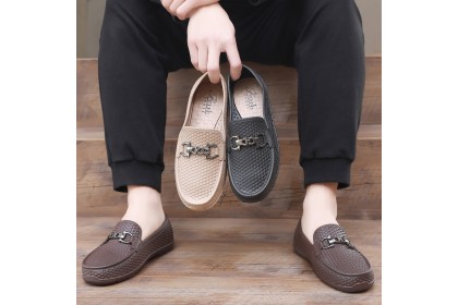 Smartchoice* (Size 40-44) Men's Fashion Casual Shallow-mouth Outerwear Comfortable Easy All-match Shoes