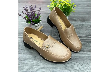Smartchoice*Women Fashion Trend Super Soft Sole Loafers Solid Color Daily Casual Medium Heel Sandals