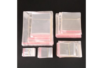 *SmartChoice*ReadyStock 28*40cm 100pcs Self Adhesive OPP Clear Plastic Packing Bag