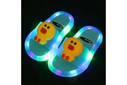 *SmartChoice*ReadyStock UNISEX kids Slippers Children selipar Boy's/Girl's Luminous shoes Girl Led lampu Baby Bathroom【S44】