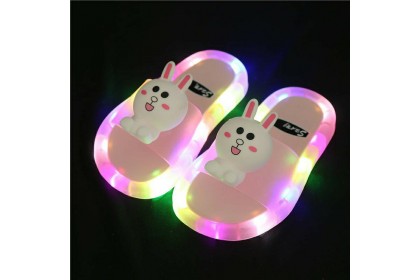 *SmartChoice*ReadyStock UNISEX kids Slippers Children selipar Boy's/Girl's Luminous shoes Girl Led lampu Baby Bathroom【S44】