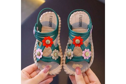 *SmartChoice*ReadyStock Kids Children's shoes girl kids summer Girl Sandals 2-8Yrs Kids Cute Flower Princess Sandals【S36】