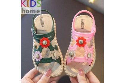 *SmartChoice*ReadyStock Kids Children's shoes girl kids summer Girl Sandals 2-8Yrs Kids Cute Flower Princess Sandals【S36】