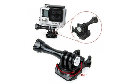 *SmartChoice*ReadyStock Mount Accessories 360 Degree Rotatable Quick-Release Buckle for Go Pro SJ cam xiaoyi Action C【G15】